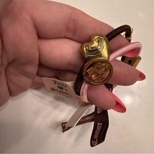 Juicy Couture Gold and Pink Hair Accessories
